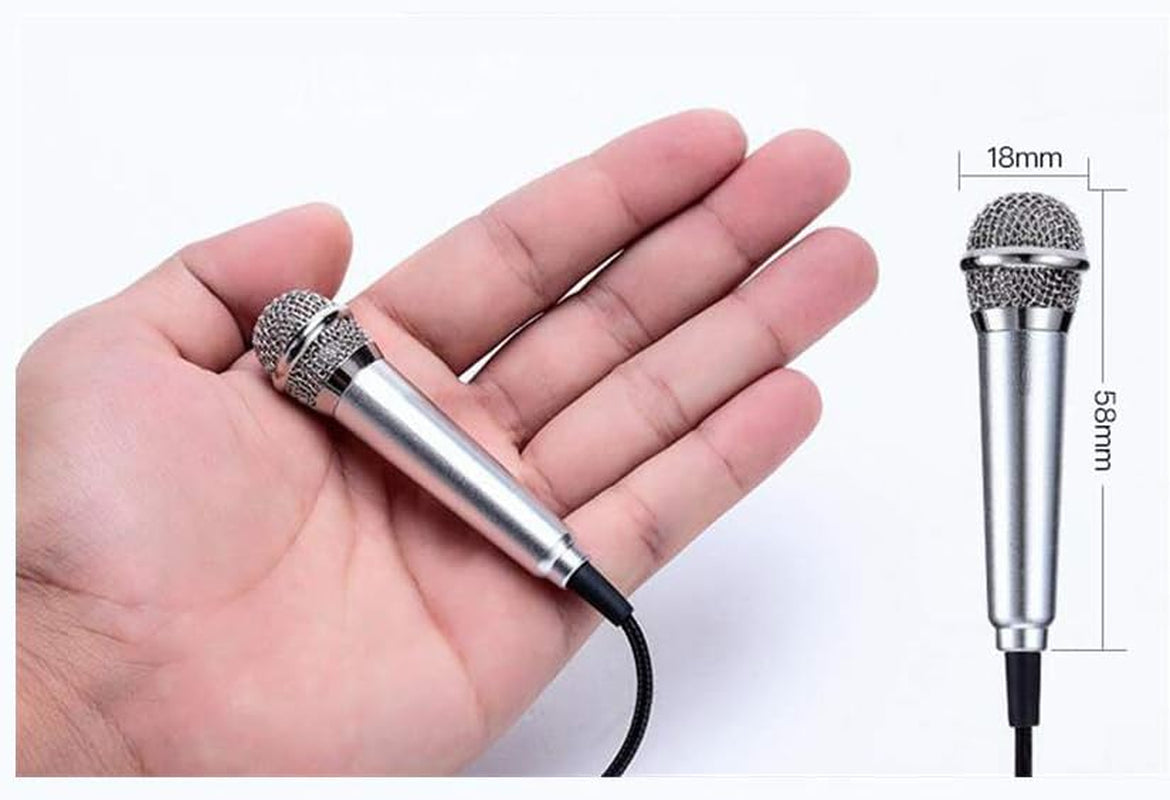 Mini Microphone, Mini Mic, for Recording/Chatting and Singing, for Mobile Phone/Laptop/Ipad（Rose Gold）  N / A   