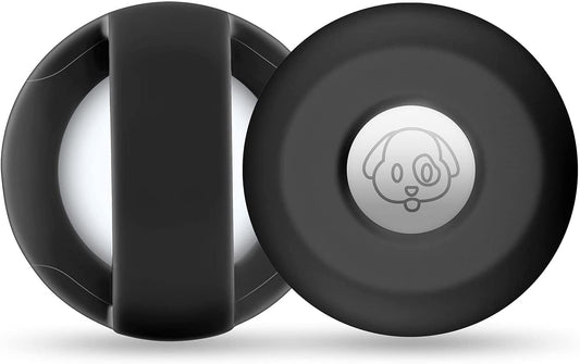 Airtag Holder for Dog Collar, Cibaabo Silicone Air Tag Case Cover Compatible with Apple Airtags for 0.8-1.2Inch Cat Pet Collar Harness Loop  Cibaabo   