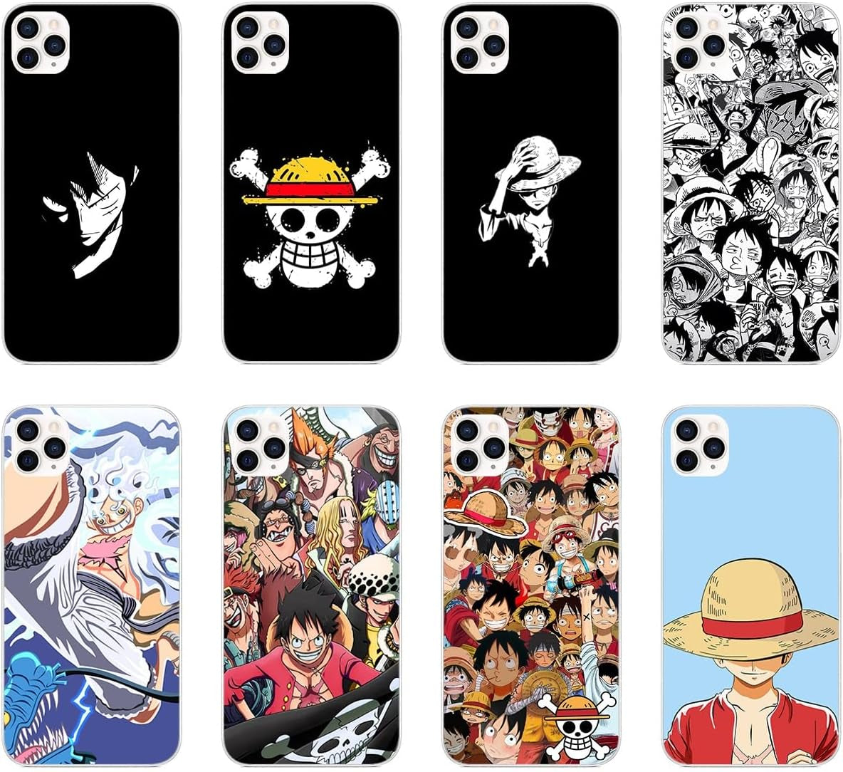 BAFAFA Compatible with LG G6 | LG G6+ | LG G6 plus Case with Luffy 382 Ultra Thin Shockproof Soft TPU Phone Case Clear  BAFAFA   