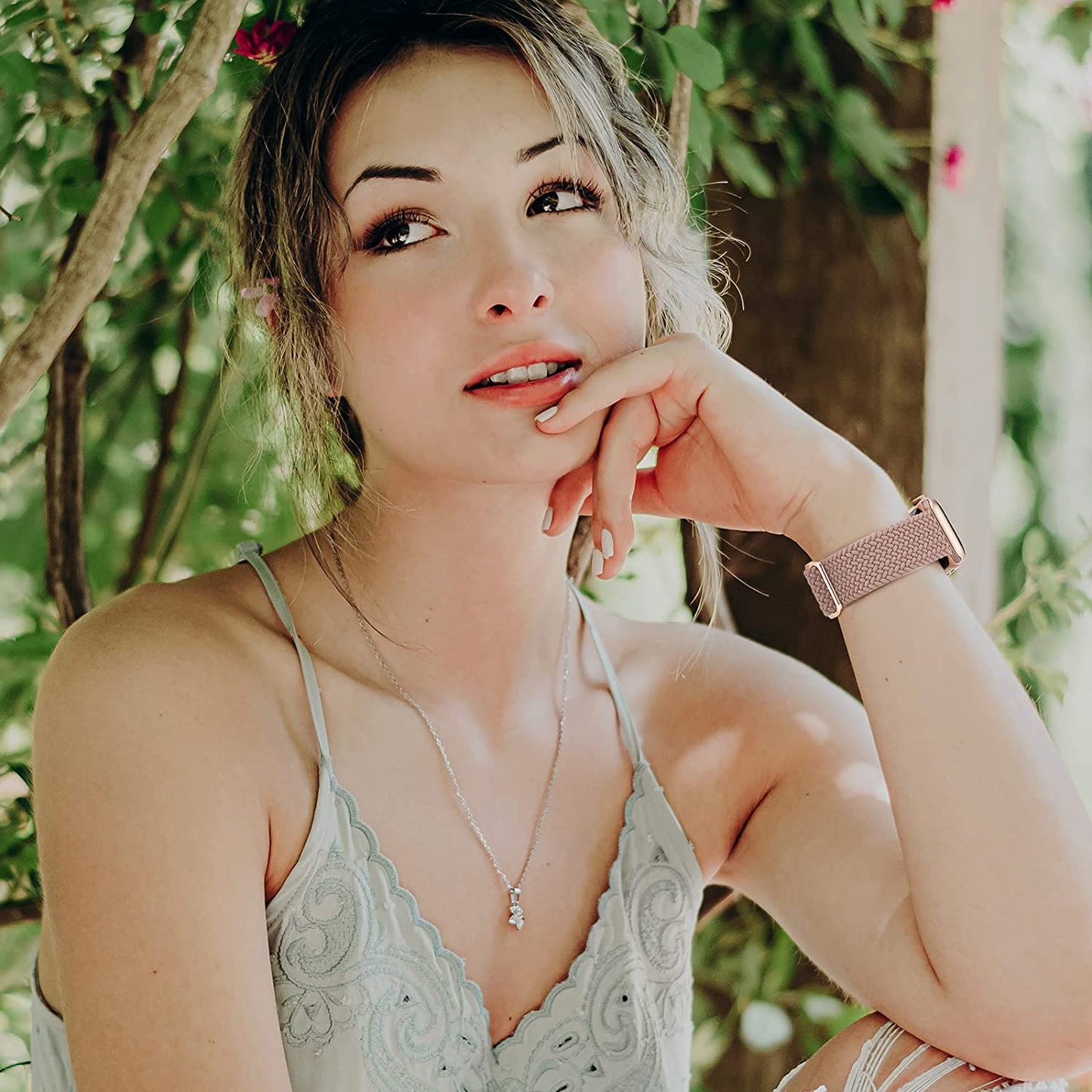 6 Pack Braided Solo Loop Compatible with Apple Watch Band 38Mm 40Mm 41Mm 42Mm 44Mm 45Mm 49Mm for Women Men, Stretchy Nylon Elastic Straps Wristbands for Iwatch Series Ultra SE 8 7 6 5 4 3 2 1  Suitisbest   