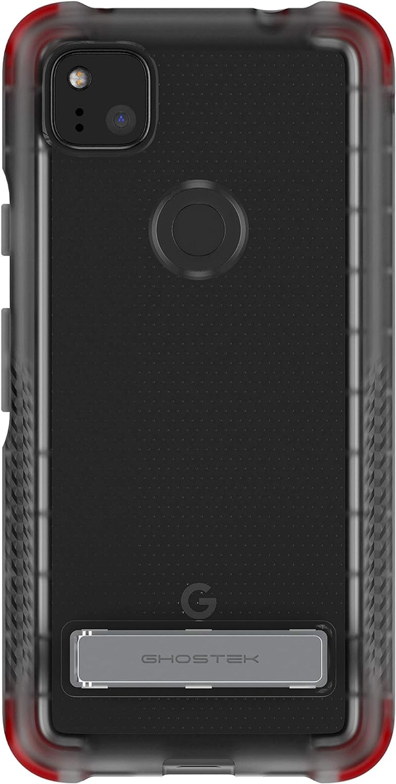 Ghostek Covert Pixel 4A 5G Case Clear with Kickstand Slim Fit Thin Shockproof Design Military Grade Scratch Resistant Back and Non-Slip Hand Grip Protective Cover for 2020 Google Pixel 4A 5G - (Clear)  Ghostek Smoke Black Pixel 4A 
