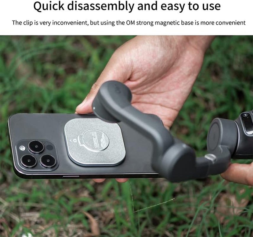 Palumma Smartphone Gimbal Stabilizer Magnetic Base for Osmo Mobile 6 5 SE Gimbal Adapter Magnetic Base  PALUMMA   