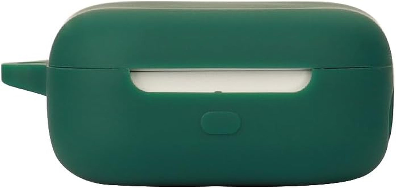 LDSXAY Compatible with Echo Buds 2023 Case Cover, Soft Silicone Shockproof Protective Case Skin for All-New Echo Buds (2023 Release) Charging Case with Carabiner, Front LED Visible (White)  LDSXAY Green  