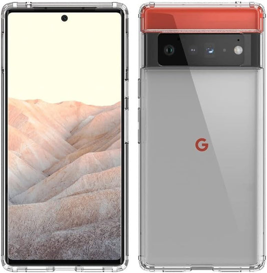 Kowauri Case for Google Pixel 6 Pro,Crystal Clear Hard PC Back Clear Slim TPU Bumper Shockproof Protective Cover Case for Google Pixel 6 Pro 2021 (Google Pixel 6 Pro)  Kowauri   