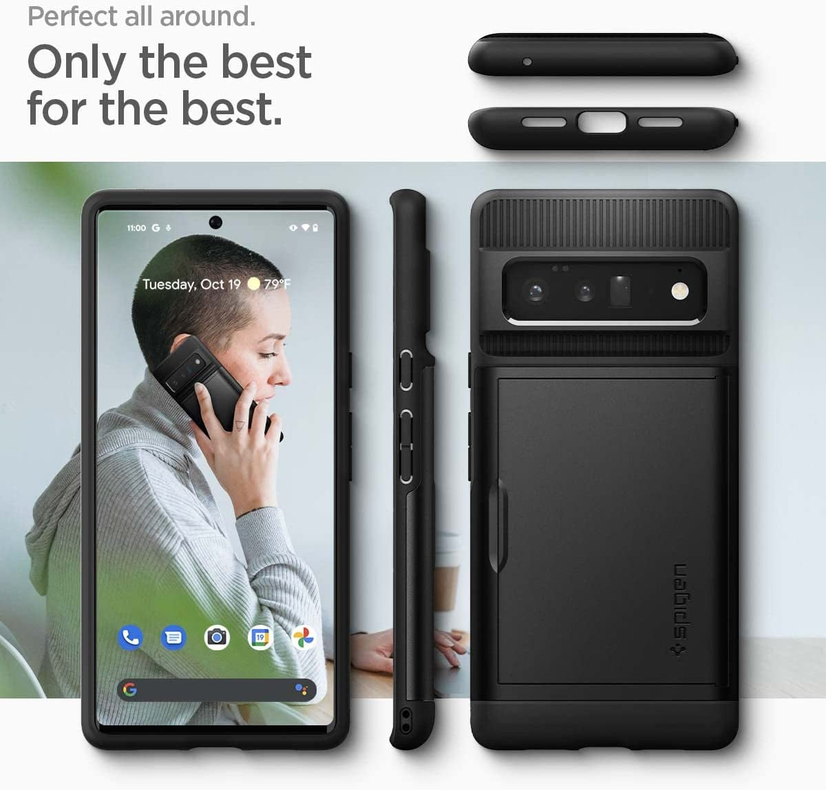 Spigen Slim Armor CS Designed for Google Pixel 6 Pro Case (2021) - Black  Spigen   