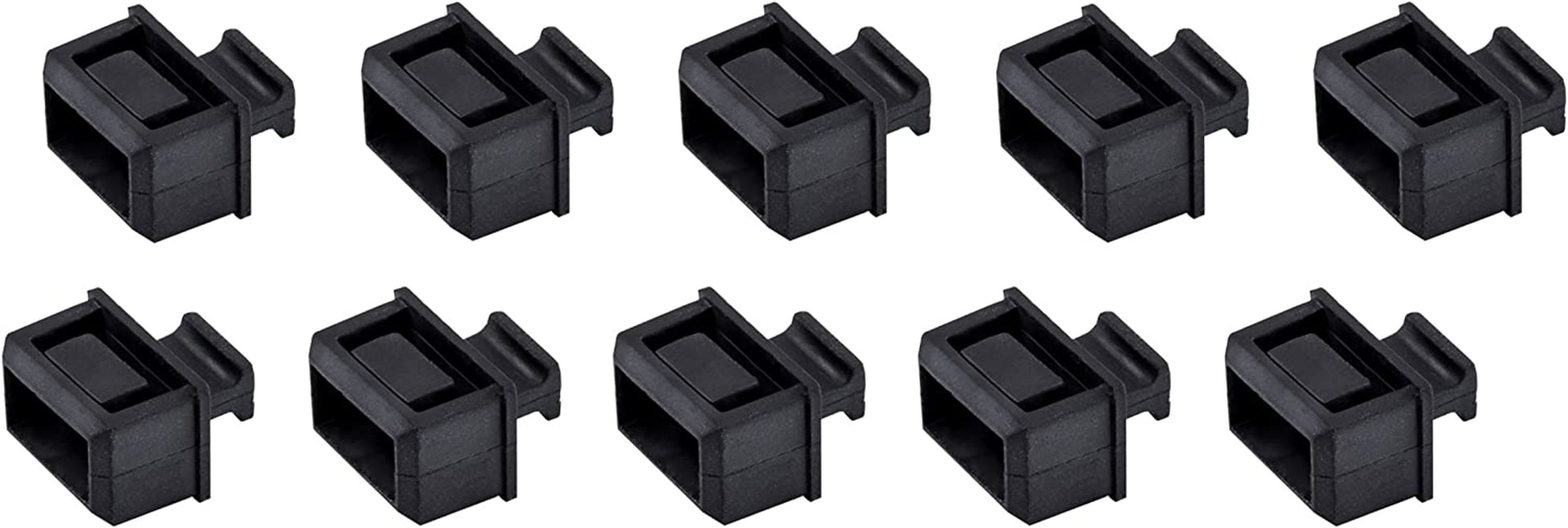 Startech.Com 10 Pack SFP Dust Cover for Open SFP/SFP+ Slot - SFP Plug - Fiber Optic Dust Caps - SFP Port Anti-Dust Cover - Network Switch Port Protector - Durable TPE Material W/Pull Tab (SFPCAP10)  StarTech.com   