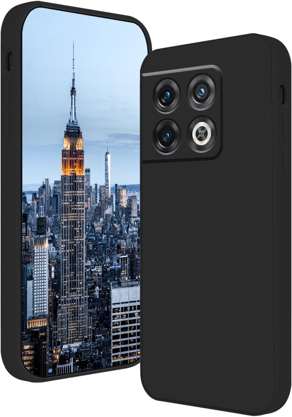 Wousunly Compatible with Oneplus 10 Pro Case Silicone Liquid Pink, Soft Smooth Touch Oneplus 10 Pro Phone Case Silicone Shockproof Thin Cover (Oneplus 10 Pro, Blue)  Wousunly Black Oneplus 10 Pro 