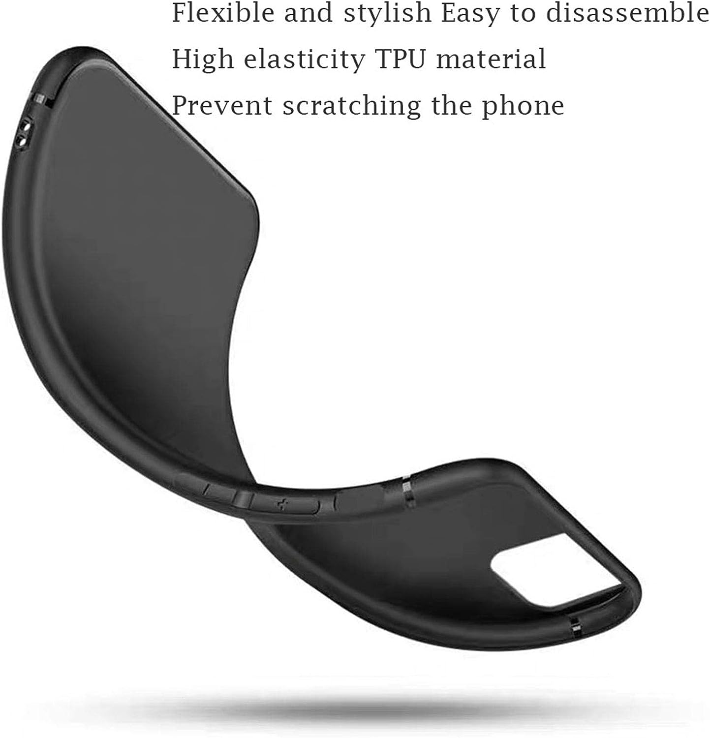 AQGG for Oneplus Nord N200 5G [6.49] Case, Soft Silicone Bumper Shell Black Flexible Rubber Phone Protective Cases TPU Cover for Oneplus Nord N200 5G -Cartoon Devil, (6.49 Inches)  AQGG   