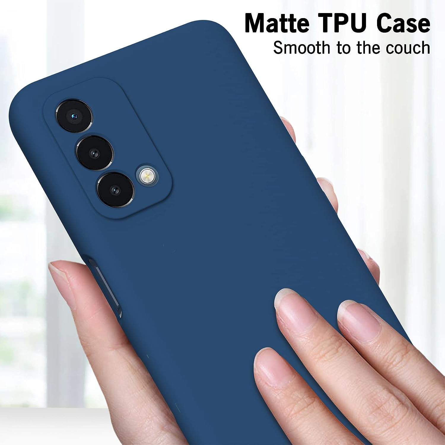 Foluu for Oneplus Nord N200 5G Case, Liquid Silicone Gel Rubber Bumper Case with Soft Microfiber Lining Cushion Slim Hard Shell Shockproof Protective Cover for Oneplus Nord N200 5G 2021 (Blue)  Foluu   