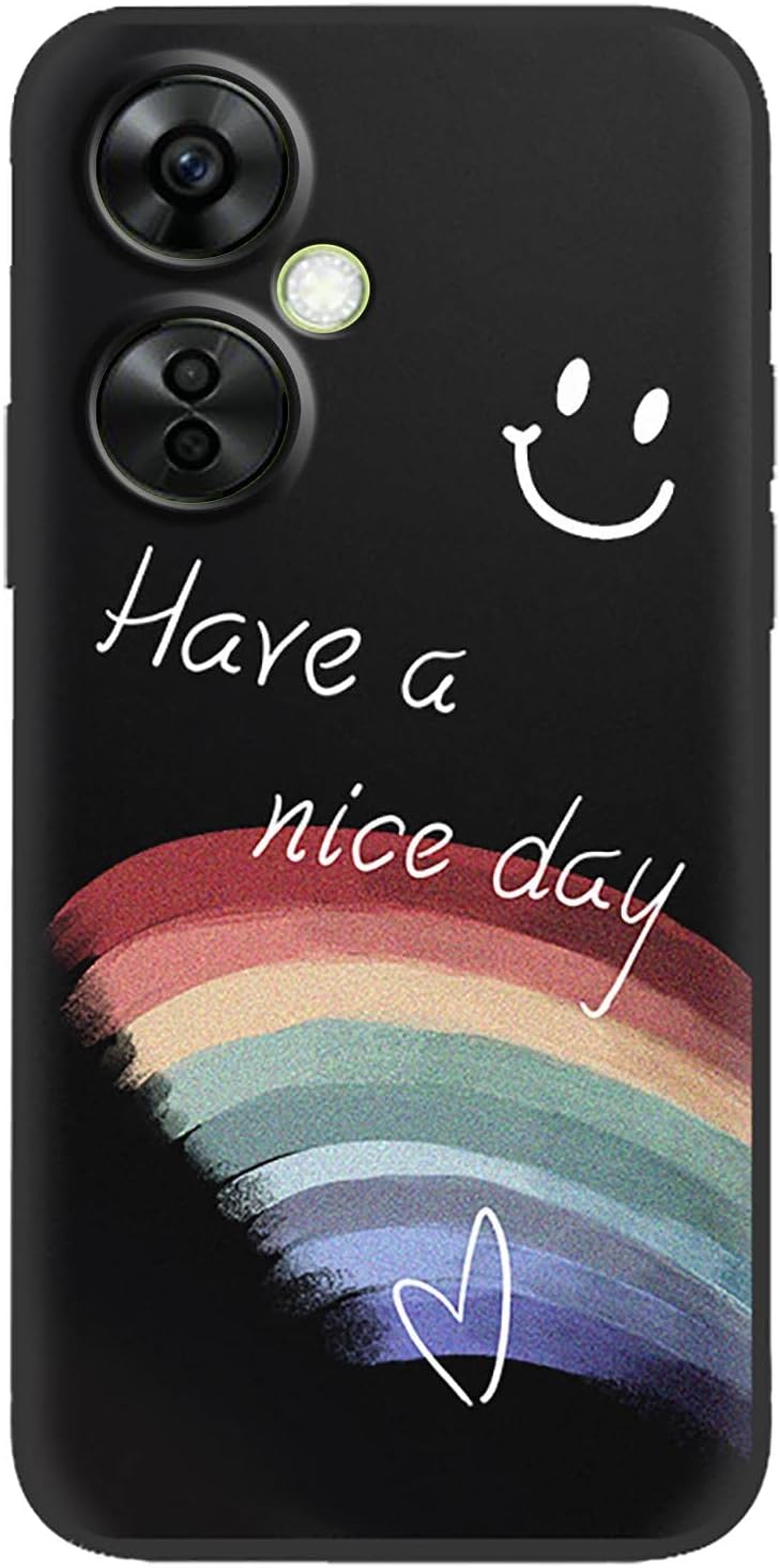 FZZSZS Case for Oneplus Nord N30,Soft Anti-Scratch Black Protective Shell Silicone Flexible TPU Phone Case Protection Cover for Oneplus Nord N30 (6.72") - LLM46  FZZSZS Llm44  