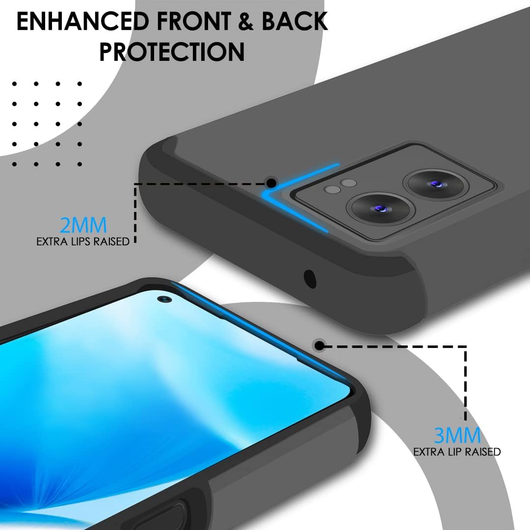 Hrwireless Compatible for Oneplus Nord N300 5G Phone Case Cover, Heavy Duty (Magnetic Mount Friendly) Series with Premium Minimalistic Design for Accidental Drops for Men Women Girls Boys  HRWireless   