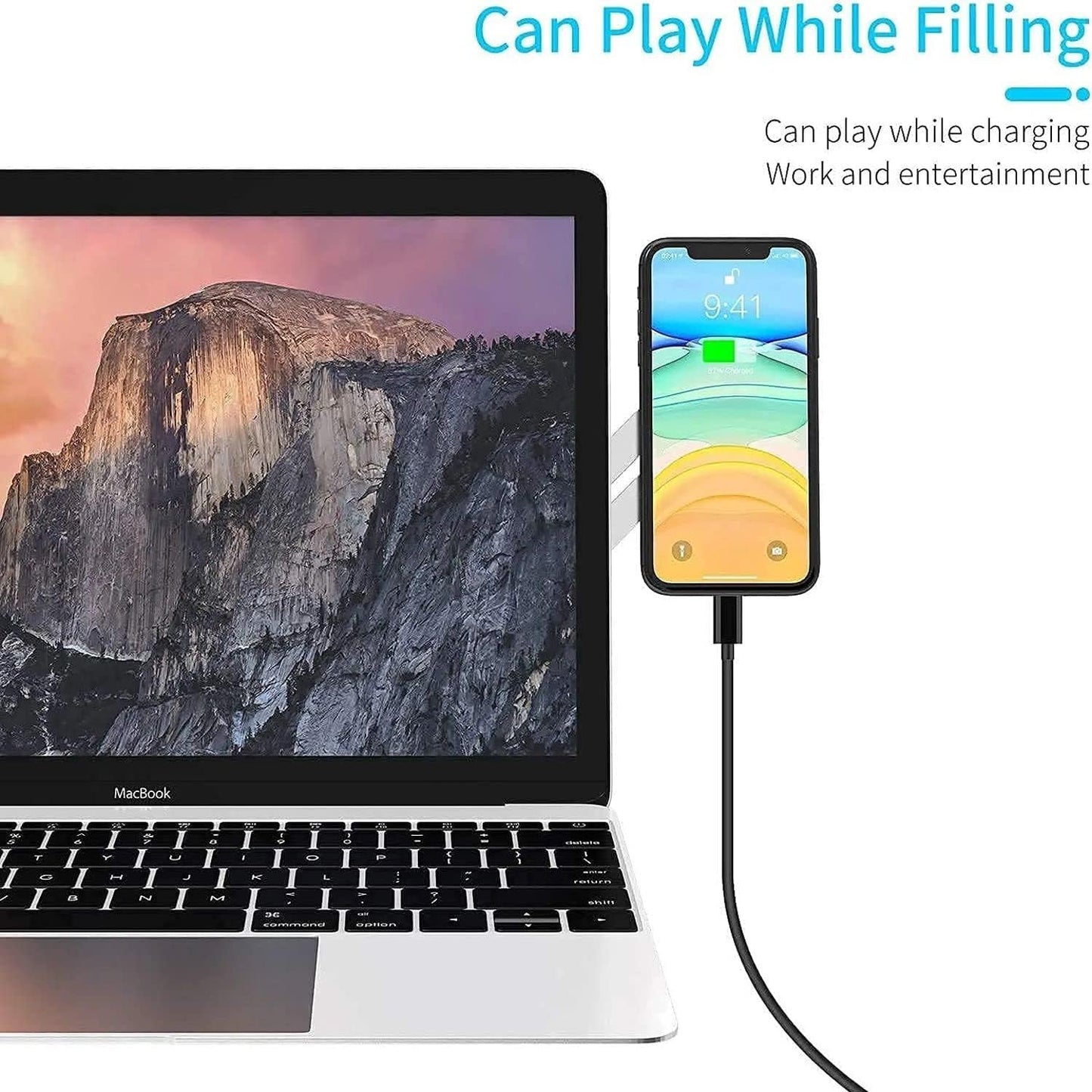 Magnetic Mobile Phone Holder Laptop Slim Portable Foldable Side Mount Clip Stand Premium Aluminum Adjustable Extension Bracket for Smart Cell Phone Computer Laptop  HIQUAY   