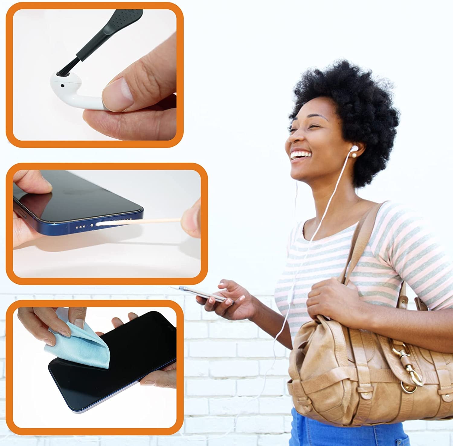 191PCS Keyboard Cleaning Kit, Soft Brush Keyboard Cleaner Pen with Keycap Puller, Earbud Cleaning Putty for Airpods for Iphone, Multi-Function Cleaning Kit for Airpods 1/2/3 Pro Keyboard Phone  KEYONEKJO   