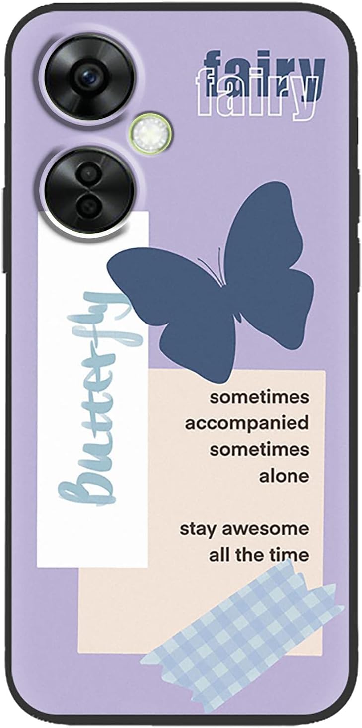 FZZSZS Case for Oneplus Nord N30,Soft Anti-Scratch Black Protective Shell Silicone Flexible TPU Phone Case Protection Cover for Oneplus Nord N30 (6.72") - LLM46  FZZSZS Llm46  