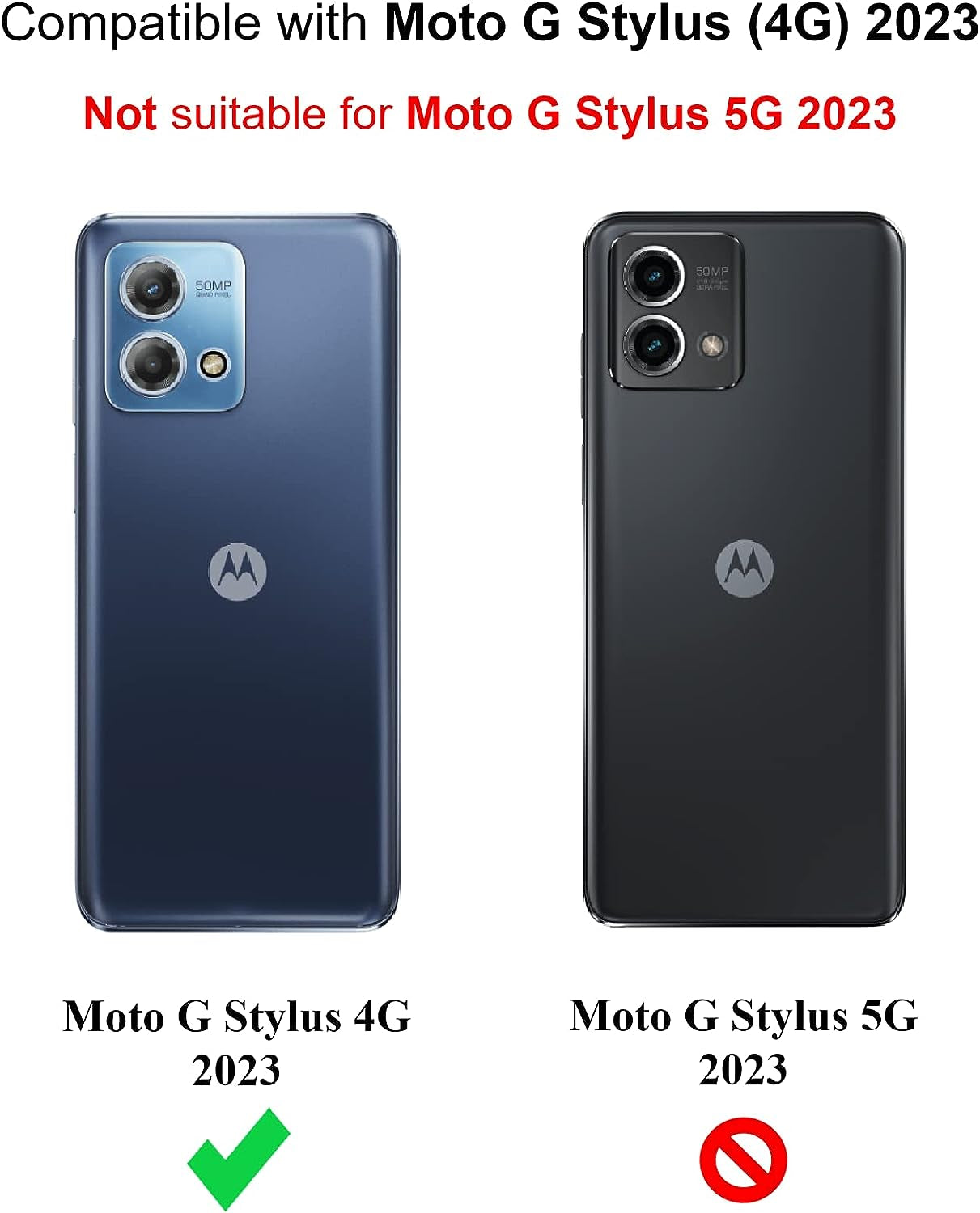 Cresee Case for Motorola Moto G Stylus 4G 2023, Thin Clear Cover with Air-Pocket Corners Slim Fit Shockproof Flexible TPU Phone Case for Moto G Stylus 4G 2023 - Transparent  Cresee   