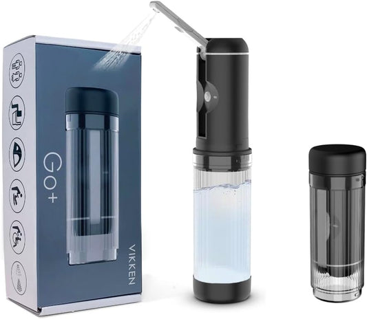 VIKKEN Go+ (2Nd.Gen.) High Pressure Bidet Usb-Type C Mobile Electric Rechargeable Handheld Portable Travel Bidet, Water Sprayer for Women and Men, Personal Hygiene Cleaning & Soothing Postpartum Care  VIKKEN   