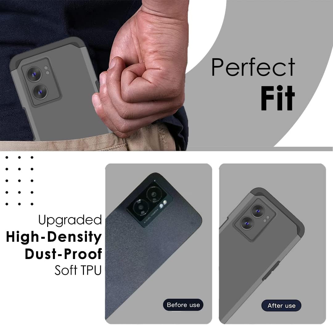 Hrwireless Compatible for Oneplus Nord N300 5G Phone Case Cover, Heavy Duty (Magnetic Mount Friendly) Series with Premium Minimalistic Design for Accidental Drops for Men Women Girls Boys  HRWireless   