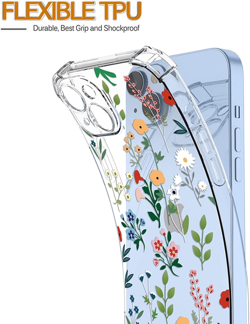 KOARWVC Case for Oneplus Nord N10 Case,Oneplus N10 BE2029 Case Clear with Design Soft TPU Shock Absorption Slim Flower Garden Pattern Protective Back Cover Cases for Oneplus Nord N10 5G Spring Floral  KOARWVC   