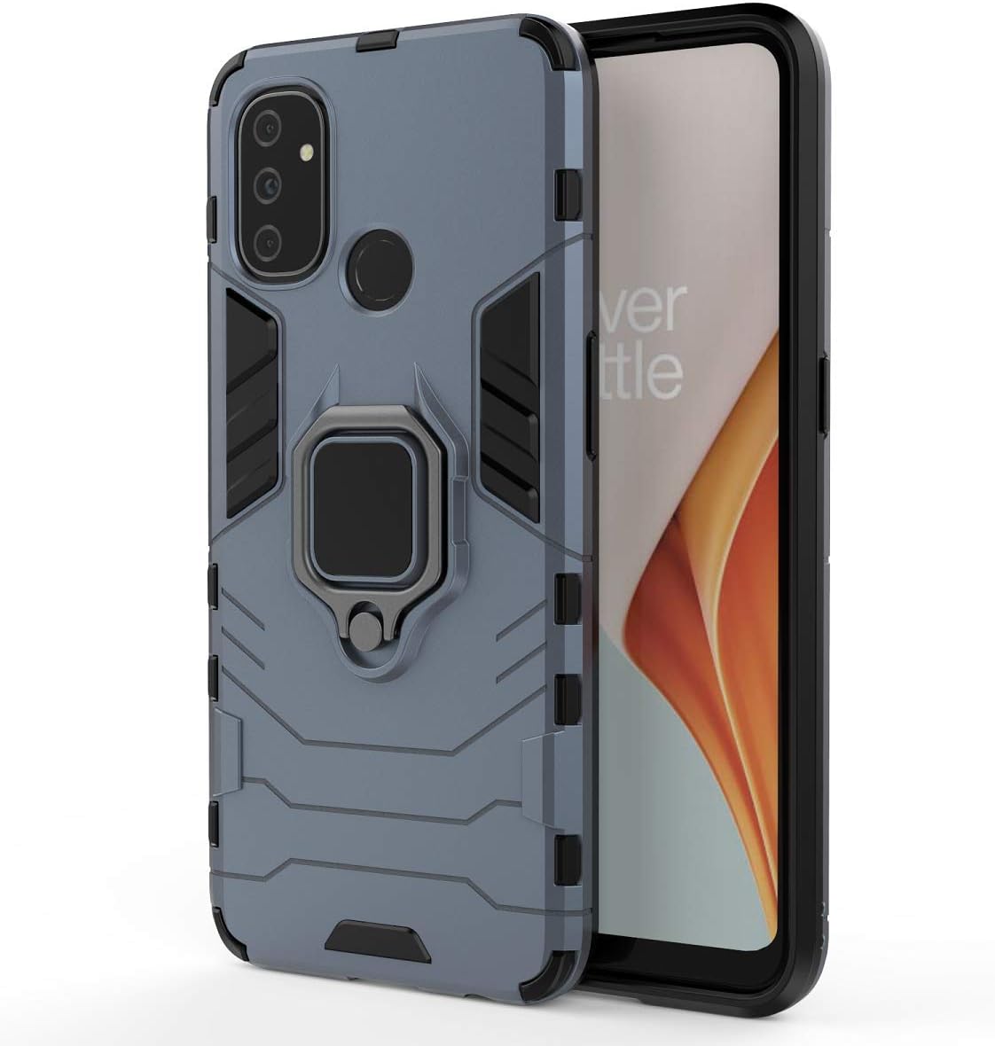 Qiongni Case for Oneplus Nord N100 Case Cover,Magnetic Car Mount Bracket Shell Case for Oneplus Nord N100 BE2013 Case Blue  QiongNi   