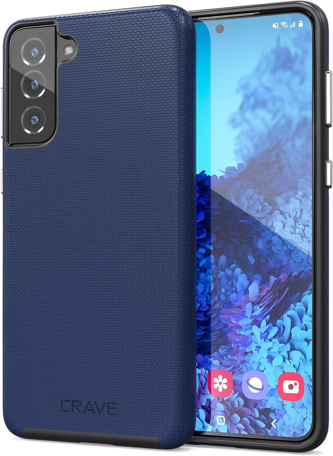 Crave Dual Guard for Galaxy S21+ Case, Shockproof Protection Dual Layer Case for Samsung Galaxy S21 Plus, S21+ 5G (6.7 Inch) - Navy  Crave   
