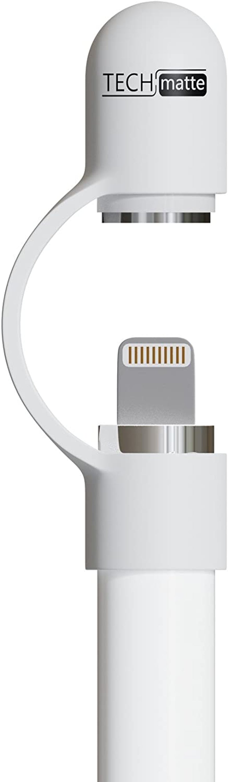 Techmatte Magnetic Replacement Caps Compatible with Apple Pencil 1St Generation-Cap Tether Included (2 Pack)  TechMatte   