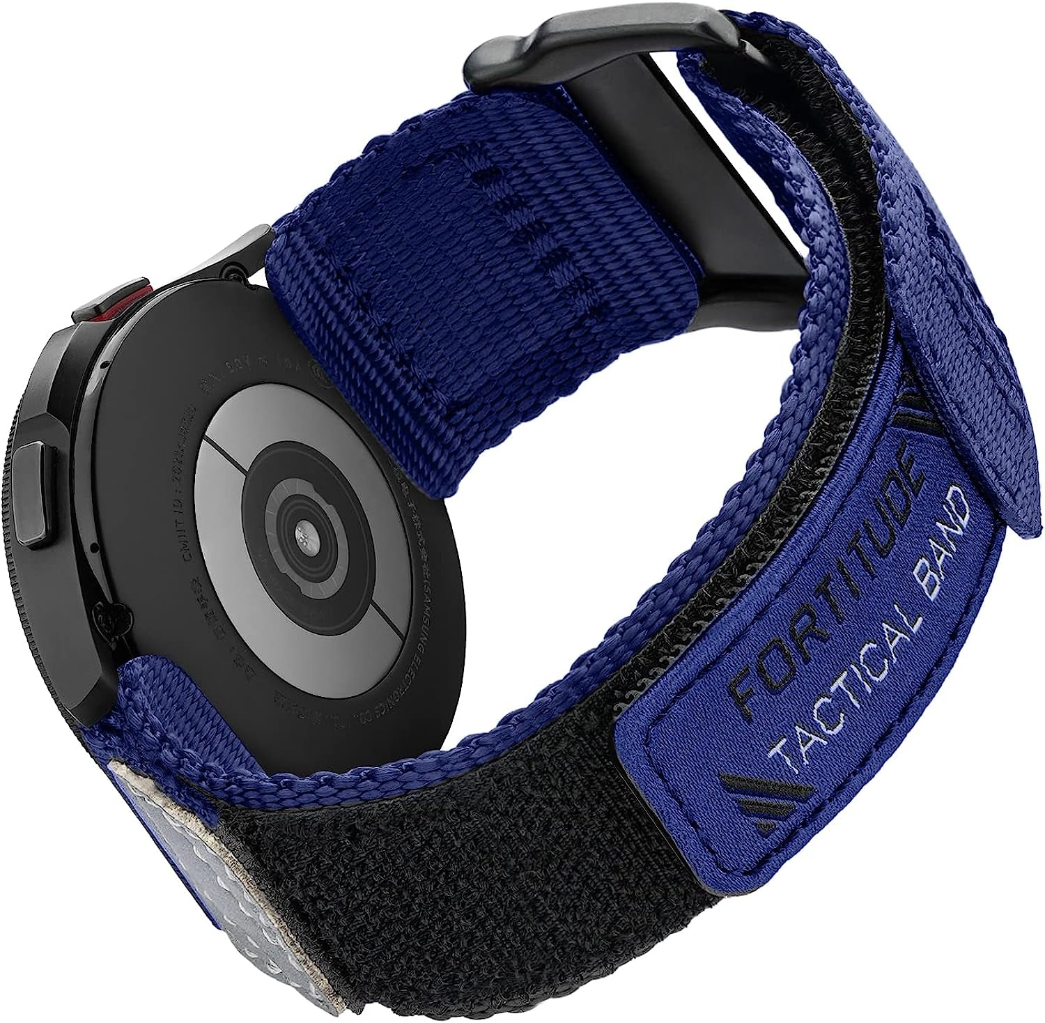 20Mm Quick Release Nylon Rugged Sports Watch Band for Men Compatible with Samsung Galaxy Watch 4/5 Band/Active 2 Watch Bands 40Mm 44Mm/Galaxy Watch 5 Pro Band 45Mm/Watch  41Mm/Watch 4 Classic 42Mm 46Mm Black/Navy Blue/Crimson Red/Pumpkin Orange/Army Green  Ritche Navy Blue 20mm(8"-9.9") 