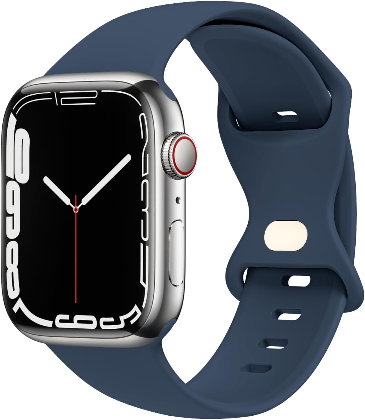 STG Sport Watch Band Compatible with Apple Watch Band 38Mm 40Mm 41Mm 42Mm 44Mm 45Mm 49Mm S/M M/L for Women/Men Waterproof Soft Silicone Replacement Strap Accessories for Iwatch Ultra SE Series 8/7/6/5/4/3/2/1 (38Mm/40Mm/41Mm S/M, Clover)  STG Abyss Blue 38mm/40mm/41mm 