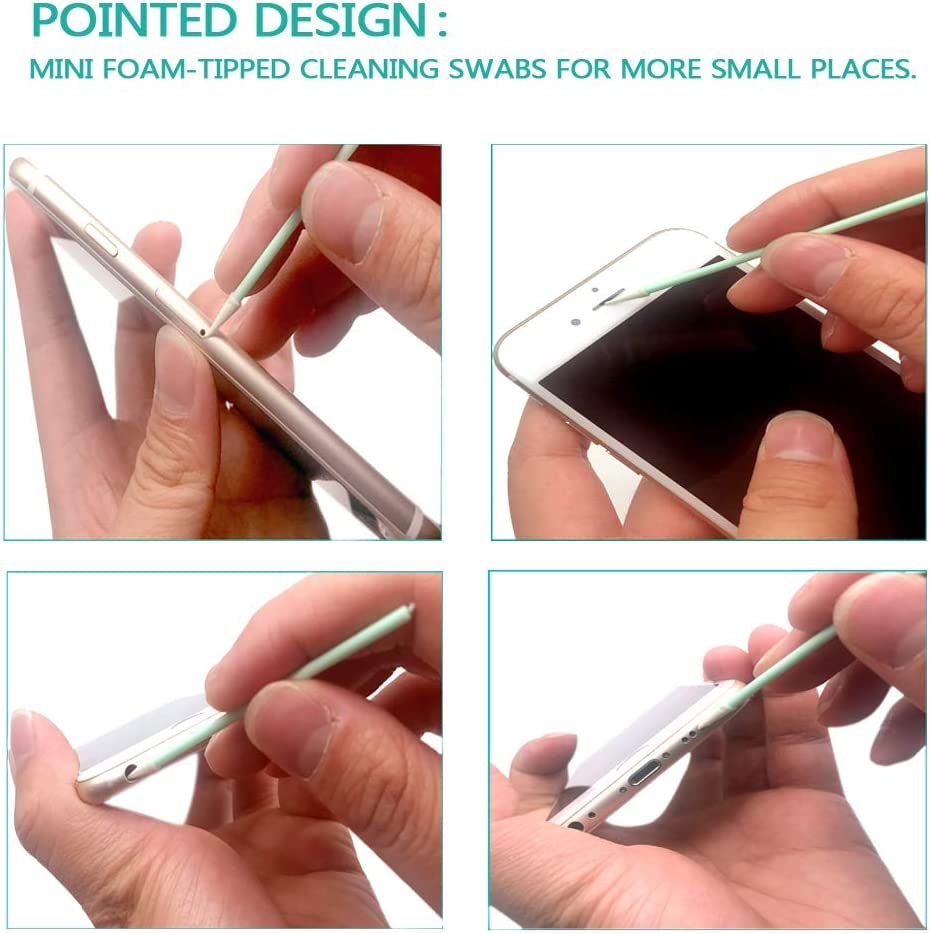 44 Pieces Cell Phone Cleaning Kit, USB Charging Port and Headphone Jack Cleaner Brush Tool Set Compatible with Iphone Xs Max X 8/7/6/5/4 Ios Samsung LG Huawei Motorola Macbook and Android Devices  ACKLLR   