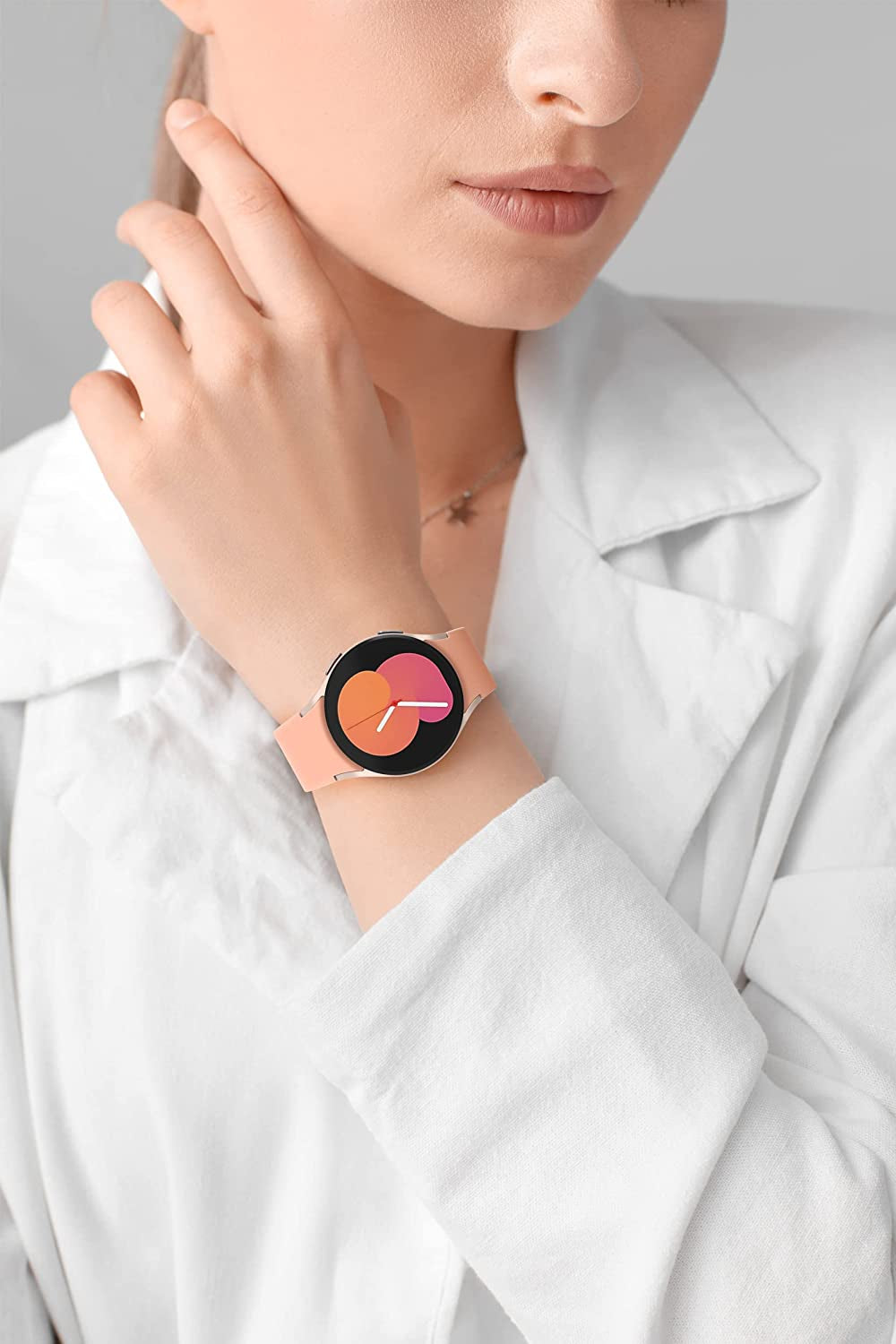 GGKING 10 Pack Compatible with Samsung Galaxy Watch 5 Band Galaxy Watch 4 Band 40Mm 44Mm Galaxy Watch 5 Pro 45Mm Galaxy Watch 4 Classic 42Mm 46Mm Gapless Soft Strap Silicone No Gap Wristband for Women Men  GGKING   