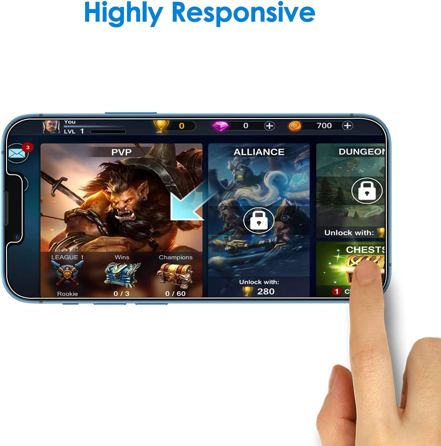 Jetech Screen Protector Compatible with Iphone 13 and Iphone 13 Pro 6.1-Inch, Tempered Glass Film, 3-Pack  JETech   