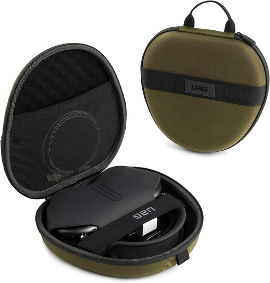 URBAN ARMOR GEAR UAG Compatible with Airpods Max Case Rugged Smart Case with Sleep Mode Heavy Duty Weatherproof Compression Molded Full Coverage Protective Travel Carrying Cover, Olive  URBAN ARMOR GEAR   