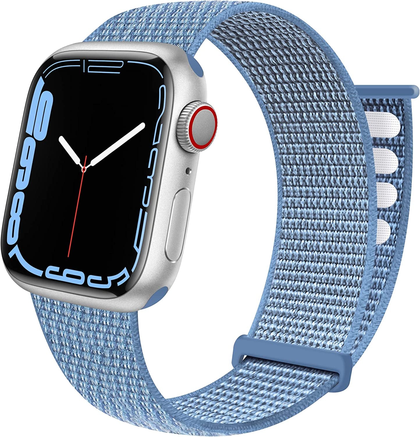 GZ GZHISY Sport Loop Nylon Band Compatible with Apple Watch Band 38Mm 40Mm 41Mm 42Mm 44Mm 45Mm 49Mm Ultra Iwatch Series 8 7 6 SE 5 4 3 2 1 Strap, Fit for Iphone Watch Band Women Men Stretchy Elastic Braided Weave Replacement Wristband Breathable  GZ GZHISY Cape Cod Blue 38mm/40mm/41mm 