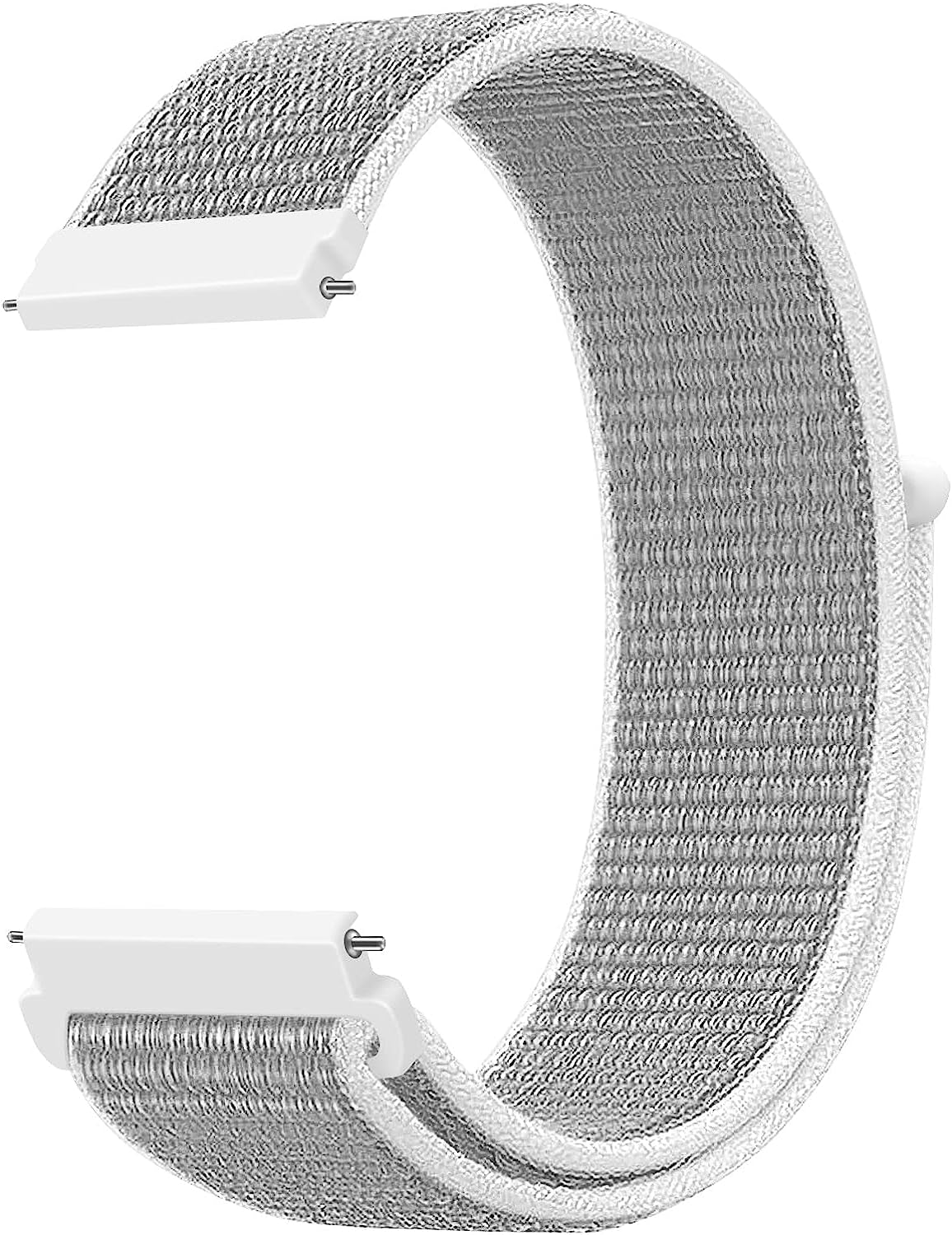 20Mm Quick Release Watch Band Nylon Strap for Samsung Galaxy Watch 5 4 3 40Mm 41Mm 42Mm 44Mm 45Mm 46Mm Nylon Breathable Sport Strap Wristband Replacement Bracelet for Amazfit Bip U Pro/Gts/Gts 2 3 4  DMVEIMAL Seashell  