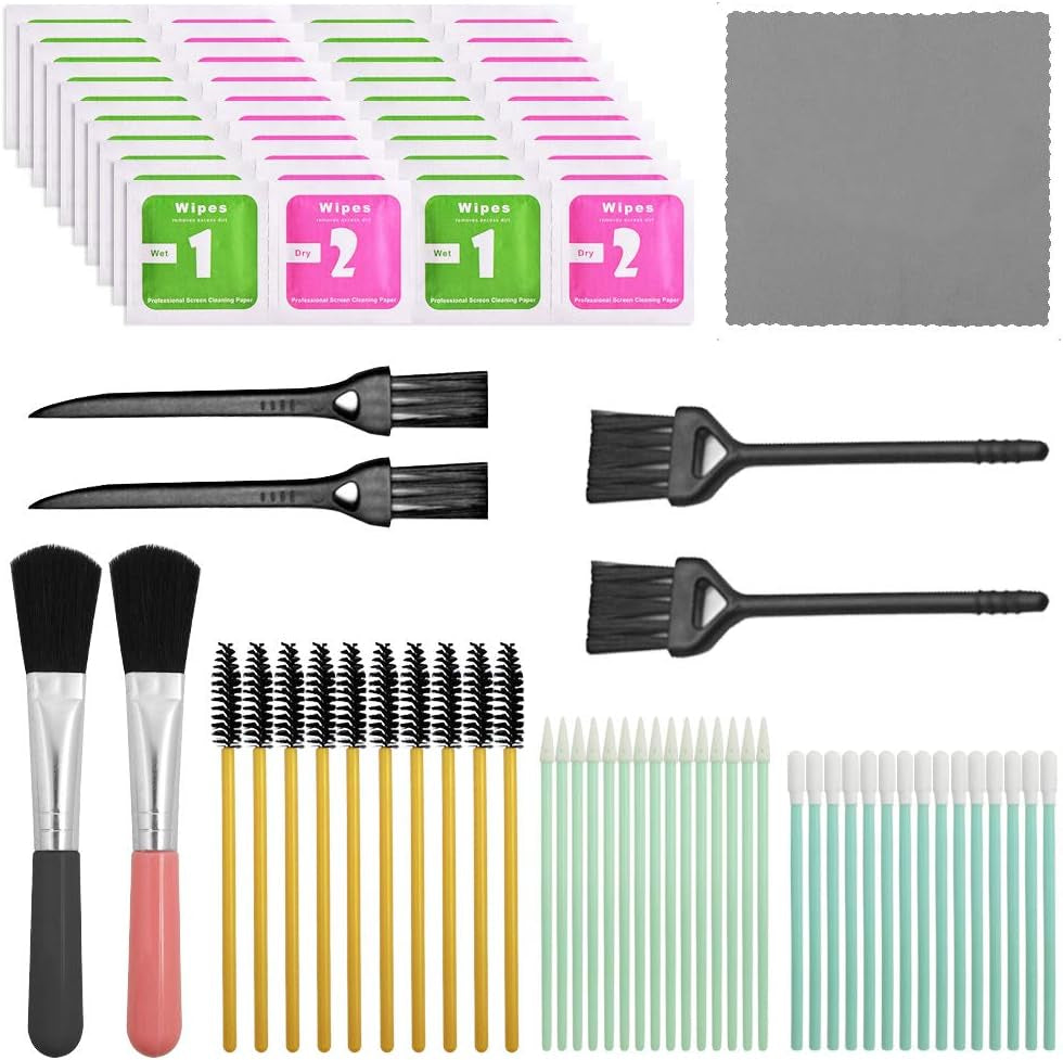 57 Pcs Professional Cleaning Kit,Sonku Cleaner Tool Set for Cameras/Cell Phones/Headphones/Keyboards  Sonku   