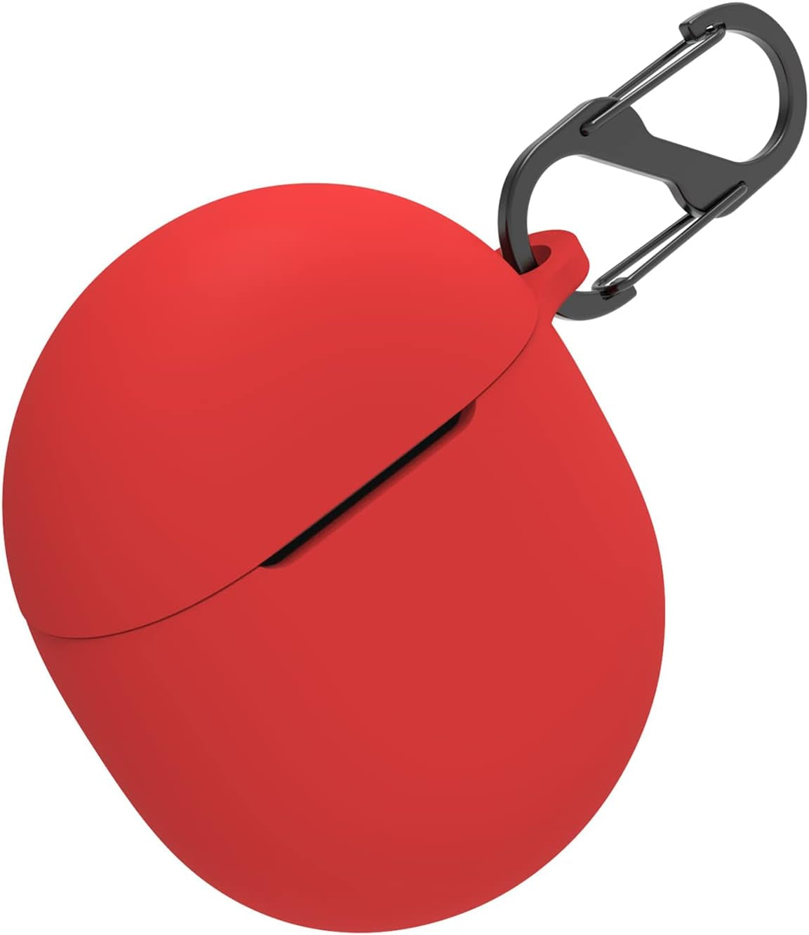 WUWOCJ Case Compatible for Google Pixel Buds Pro 2022,Anti-Lost Shockproof Easy Carrying Portable Silicone Protective Case Cover with Carabiner (Black)  WU-PPRO Red  