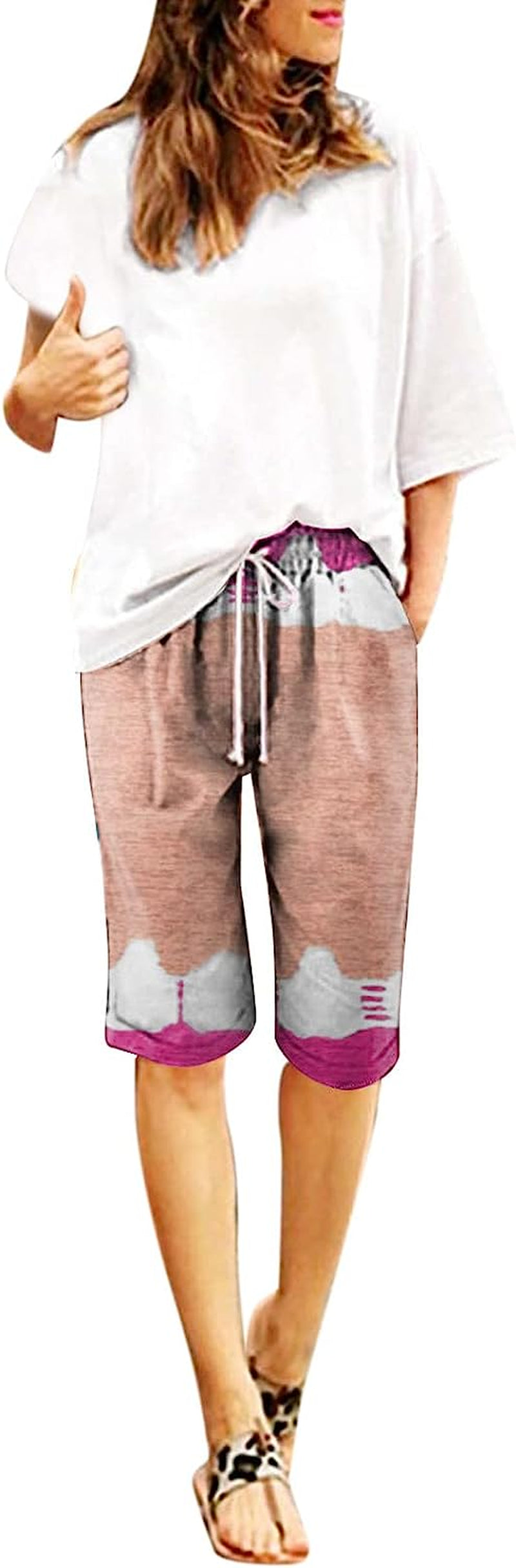 HSSDH Shorts for Women Beach, Women'S Casual Shorts Quick Dry Lightweight Summer Travel Beach Shorts for Women  HSSDH   