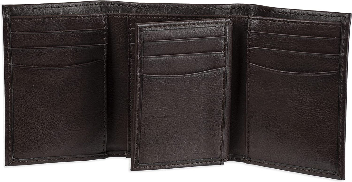 Levi'S Men'S Sleek and Slim Trifold Minimalist Wallet  Levi's   