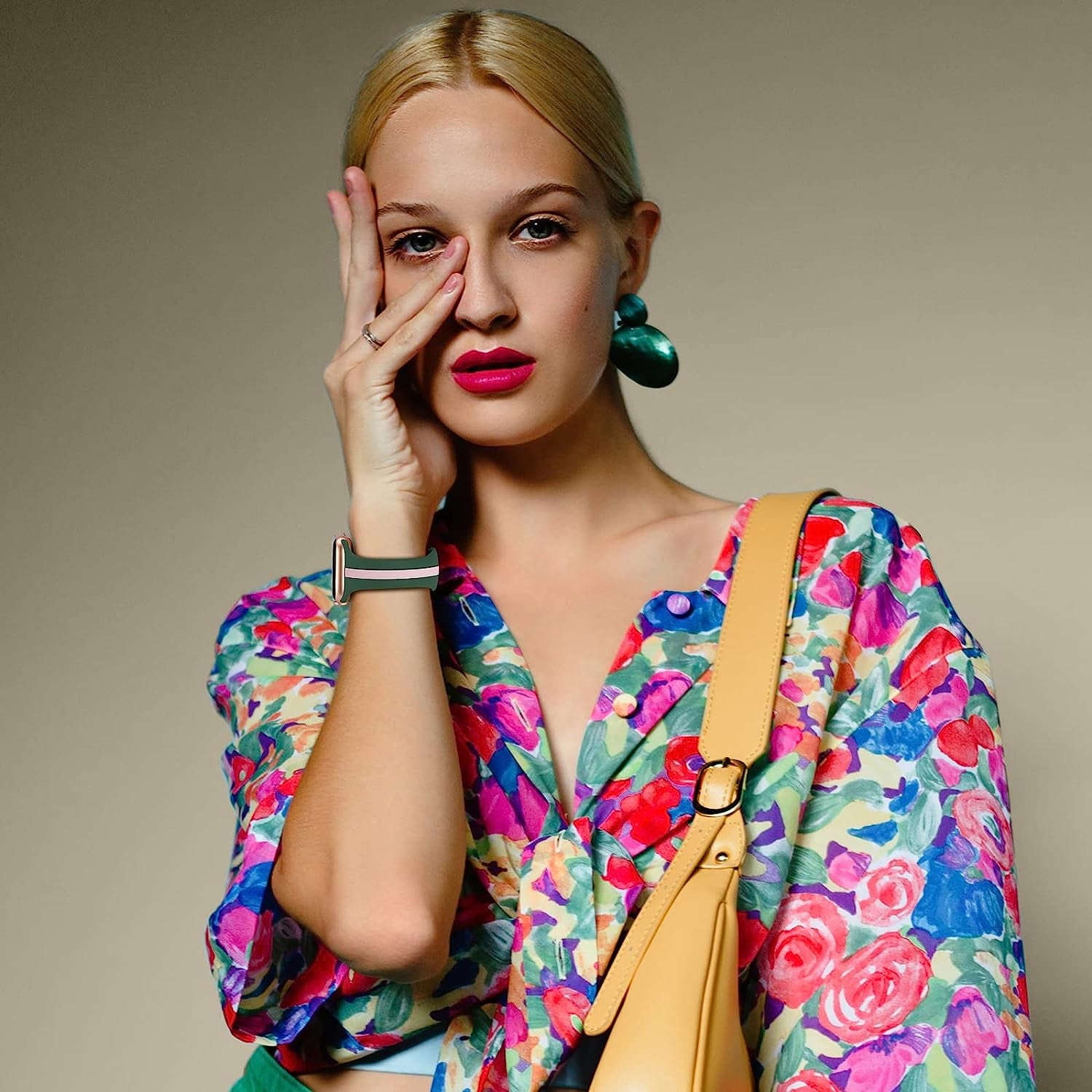 Iwabcertoo Designer Sport Bands Compatible with Apple Watch Band 38Mm 40Mm 41Mm 42Mm 44Mm 45Mm Women, Slim Soft Silicone Strap Replacement Wristbands Compatible for Iwatch Series 8/7/6/5/4/3/2/1/SE  iWabcertoo   