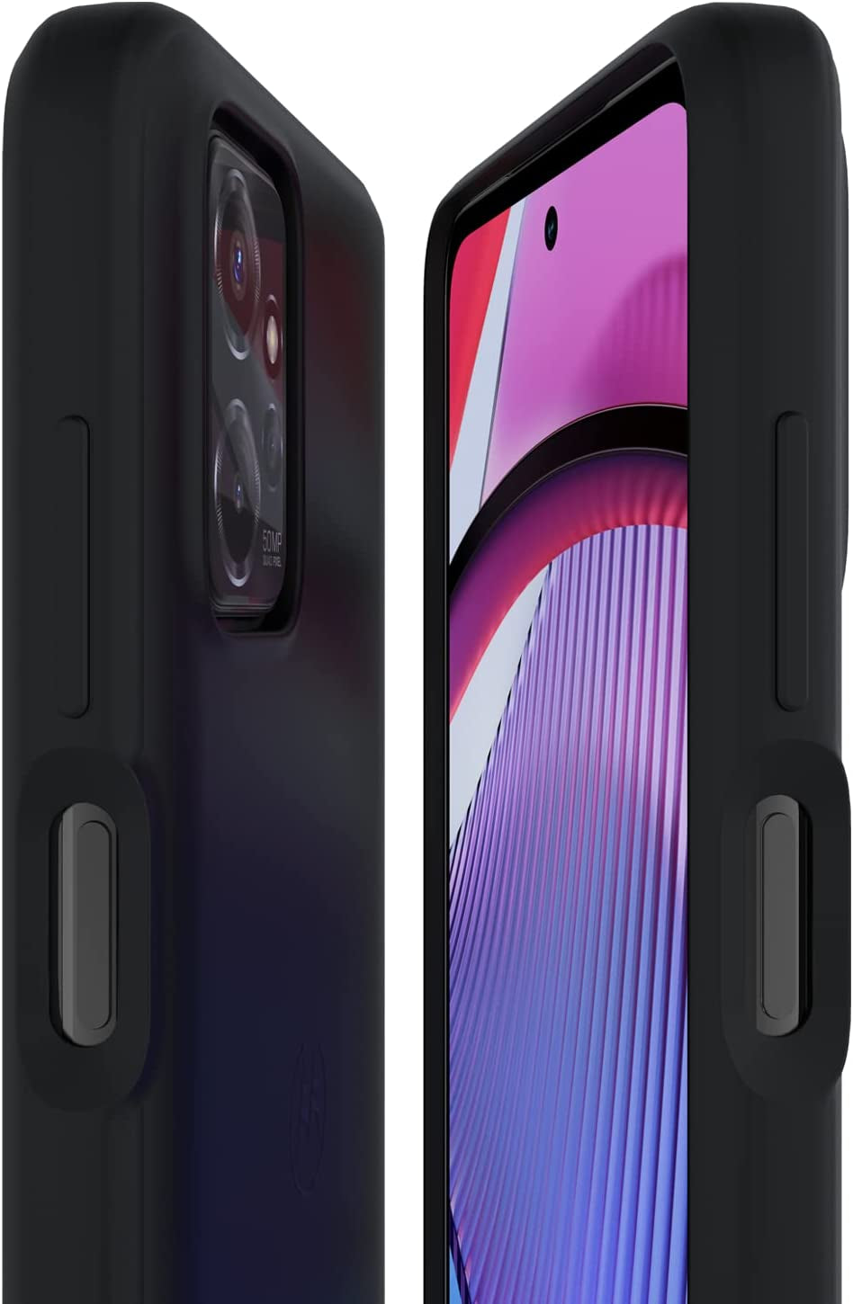 Motorola Moto G Power 5G (2023) Protective Case- Black - Precision Fit Shock Absorbing Cases for Enhanced Phone Grip, Style, Drop Protection for Your Moto G Power 5G 2023  Salom America Company   