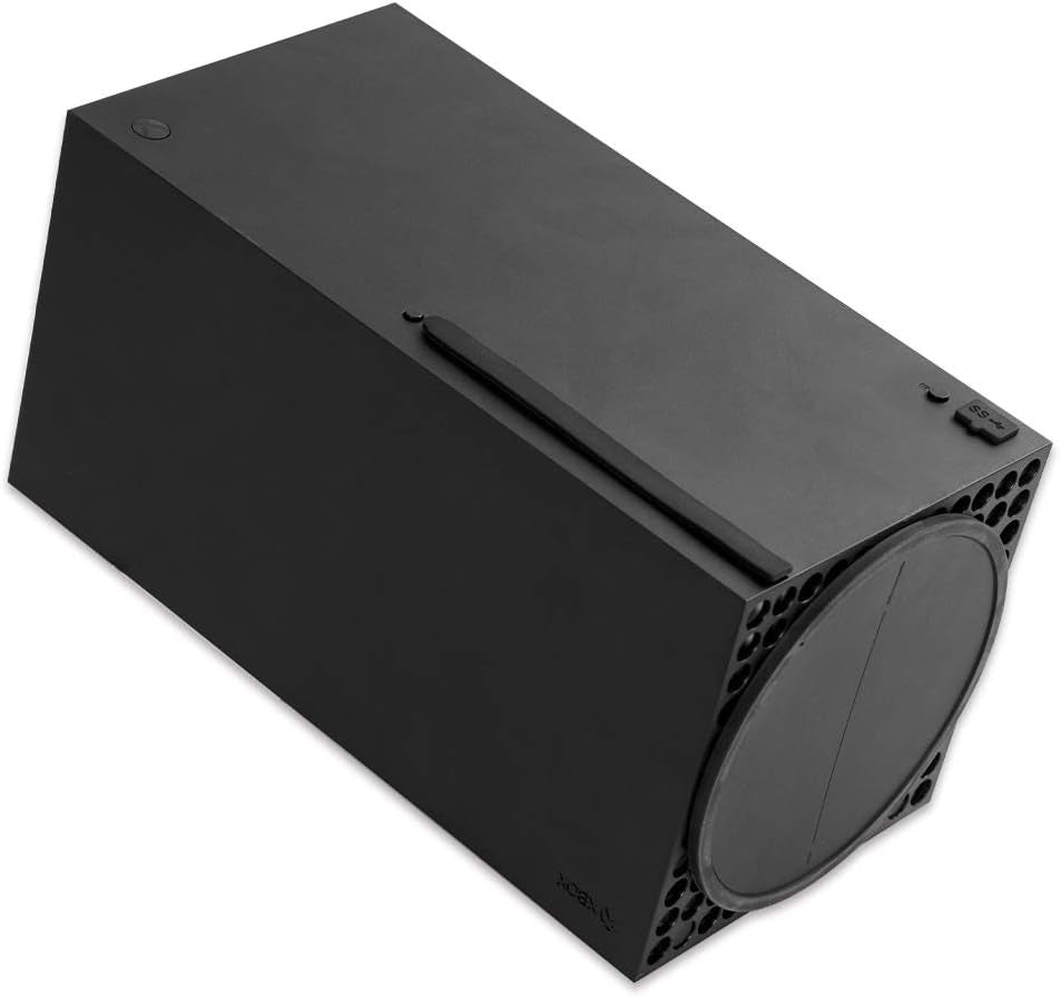 GOTRUTH Series X 8 Silicone Dust Plugs and 2 PVC Meshs Set,Usb HDMI LAN Power Cd-Driver Interface Anti-Dust Cover Dustproof Plug for Xbox Series X Console Accessories-10Pcs (Xbox Series X, Black)  wds   