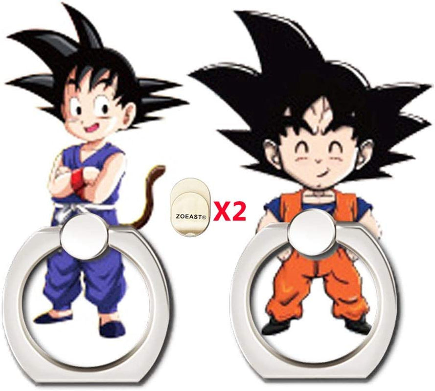 ZOSTLAND 3Pack Moon Guardian Fighter Phone Ring,Universal 360°Adjustable Phone Case Finger Grip Stand Holder Desk Stent Mount Car Hook Compatible with Iphone 13 12 11 MAX X plus Ipad (3Pcs Moon Girl)  ZOEAST 2pcs Monkey  