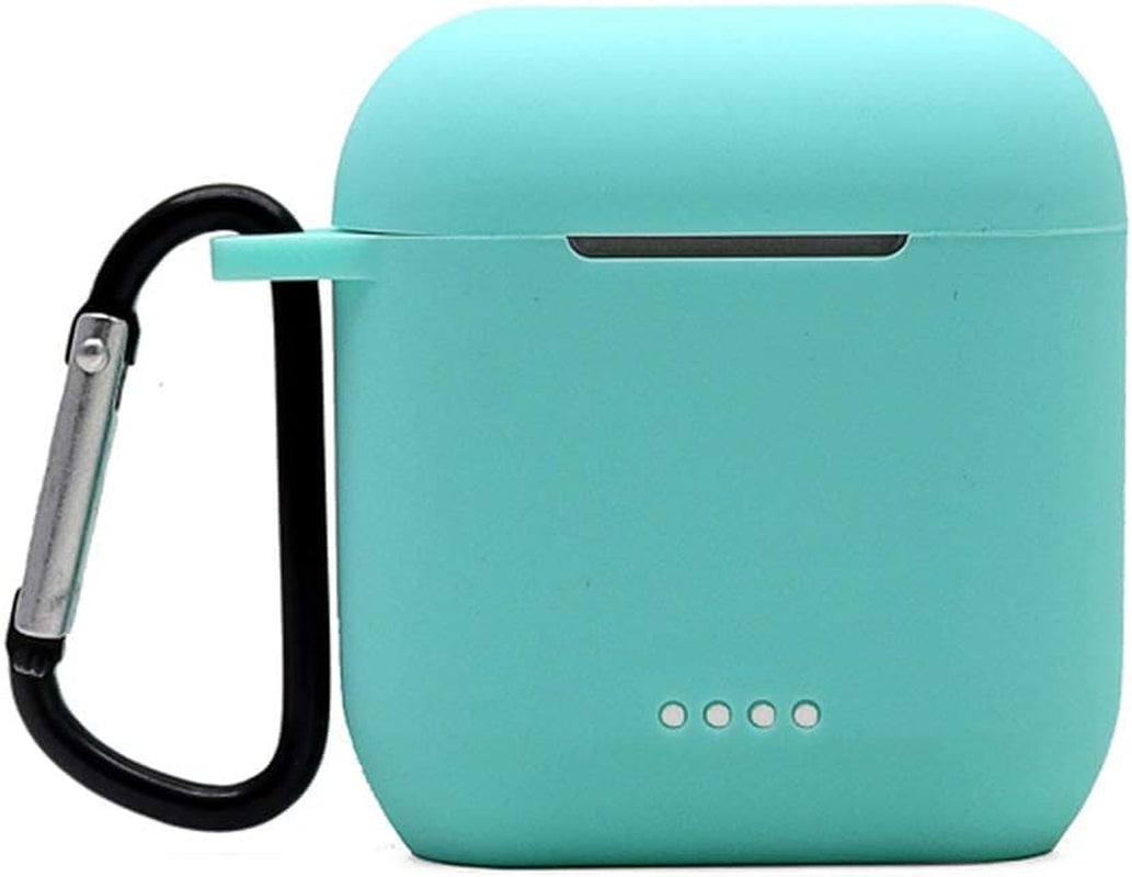 USSJ Protective Silicone Case Compatible with Tozo T6, Front LED Visible, Premium Accessory Shockproof Tozo T6 Case Cover with Keychain. (Pink)  USSJ Mintgreen  