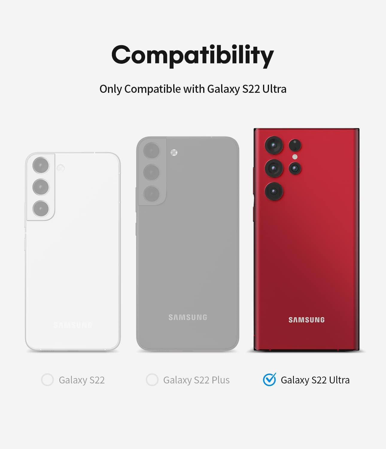 GOOSPERY Liquid Silicone Designed for Galaxy S22 Ultra Case (6.8 Inches) Silky-Soft Touch Full Body Protection Shockproof Cover Case with Soft Microfiber Lining - Red  GOOSPERY   