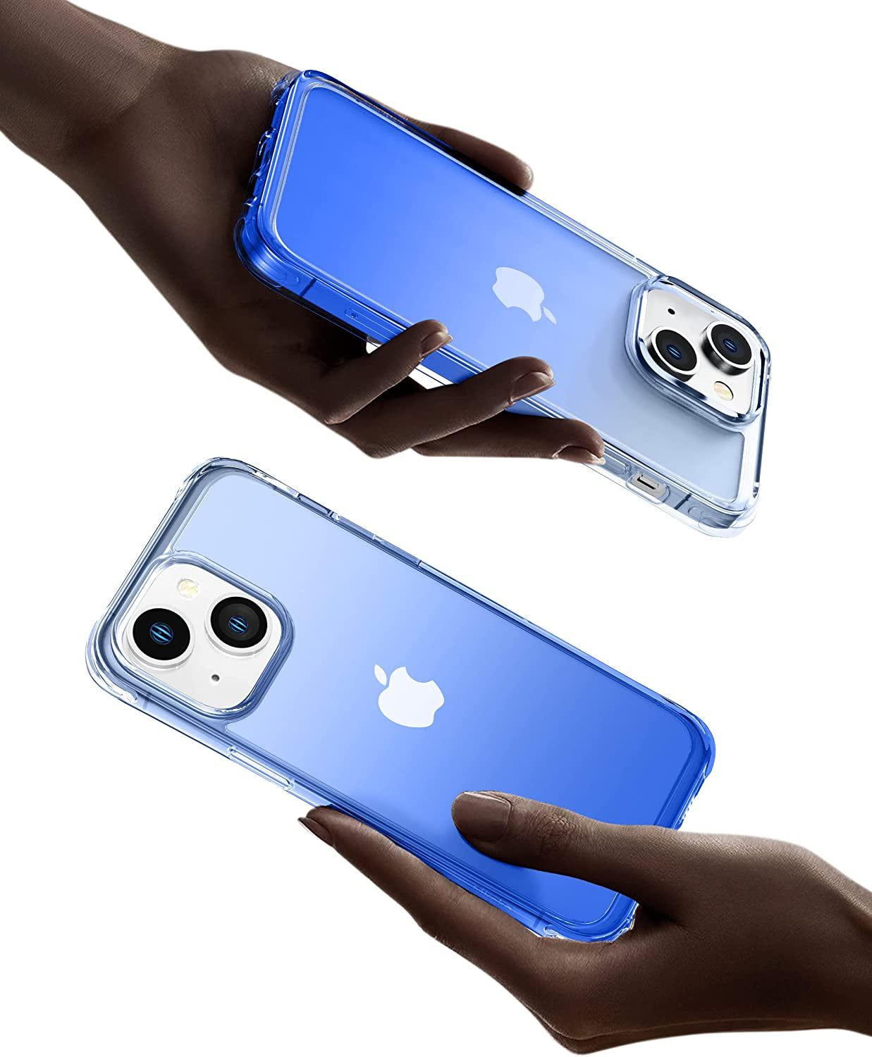 Mkeke for Iphone 14 Case Clear, for Iphone 13 Case Clear, Sturdy Phone Case with Military Grade Protective Bumpers for Iphone 14/13, Black  Shenzhen Make Technology Company Limited   