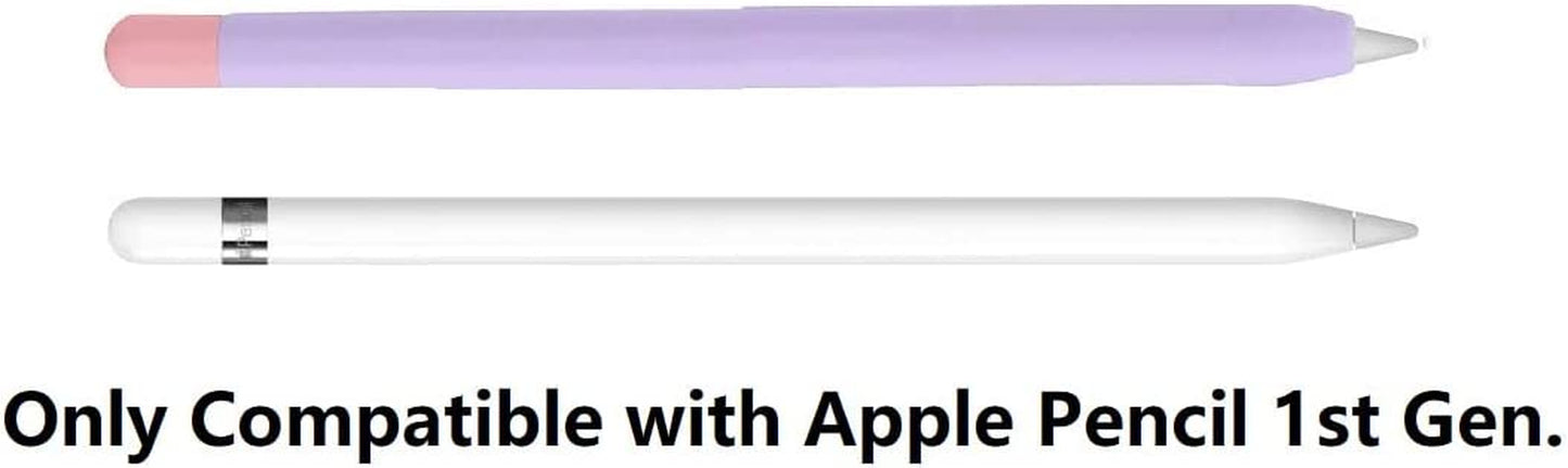 JNSA 4 Pack Ipencil 1 Sleeve Cover Silicone Holder Compatible with Apple Pencil 1St Gen, Grip Skin Case Accessories Compatible with Ipad Pencil 1 Gen with Nib Cap,Pc14Pwpgp  JNSA   