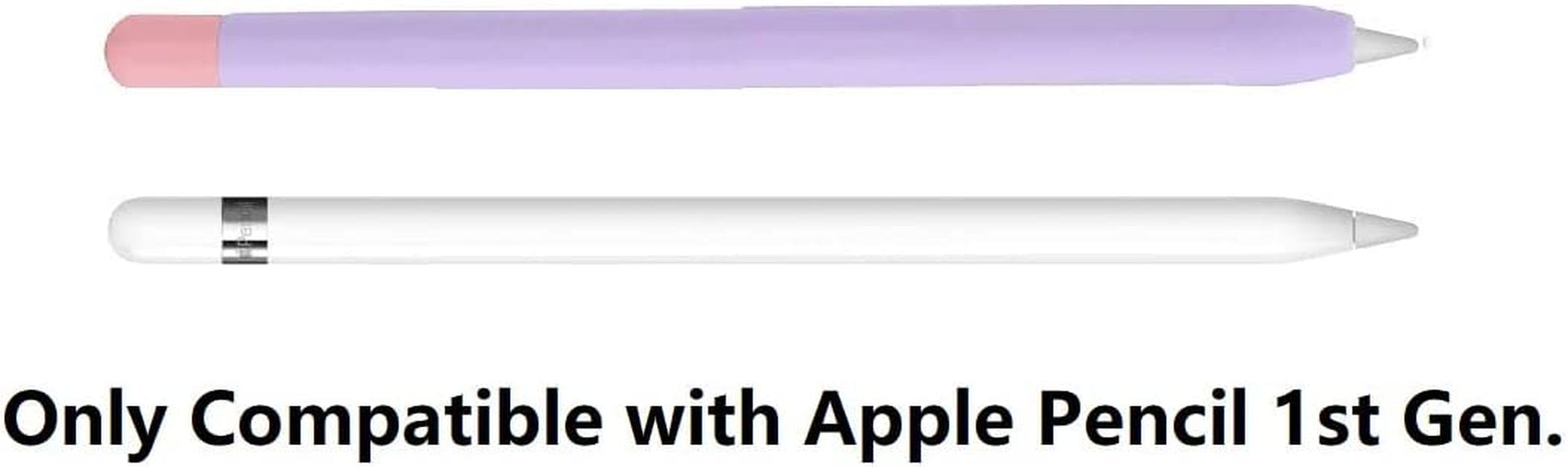 JNSA 4 Pack Ipencil 1 Sleeve Cover Silicone Holder Compatible with Apple Pencil 1St Gen, Grip Skin Case Accessories Compatible with Ipad Pencil 1 Gen with Nib Cap,Pc14Pwpgp  JNSA   