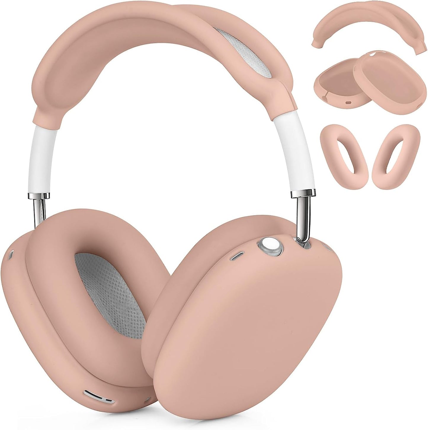 Filoto Case for Airpods Max Headphones, Silicone Cover for Apple Airpod Max,Accessories Cases (Black)  Kerle Milk Tea  