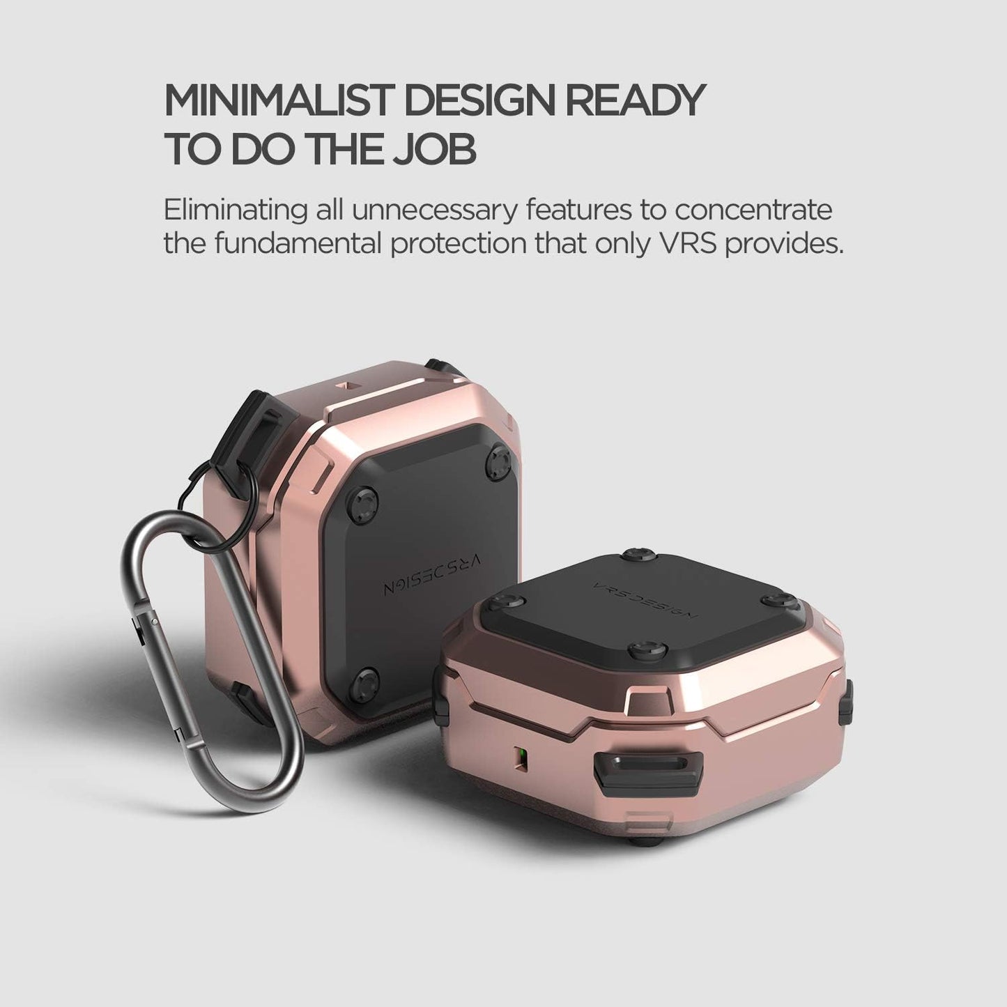 VRS Design Acitve Buds Case for Galaxy Buds2 Pro (2022), Galaxy Buds 2 Case (2021), Galaxy Buds Pro Case (2021), Galaxy Buds Live Case (2020) Mystic Bronze  VRS Design   