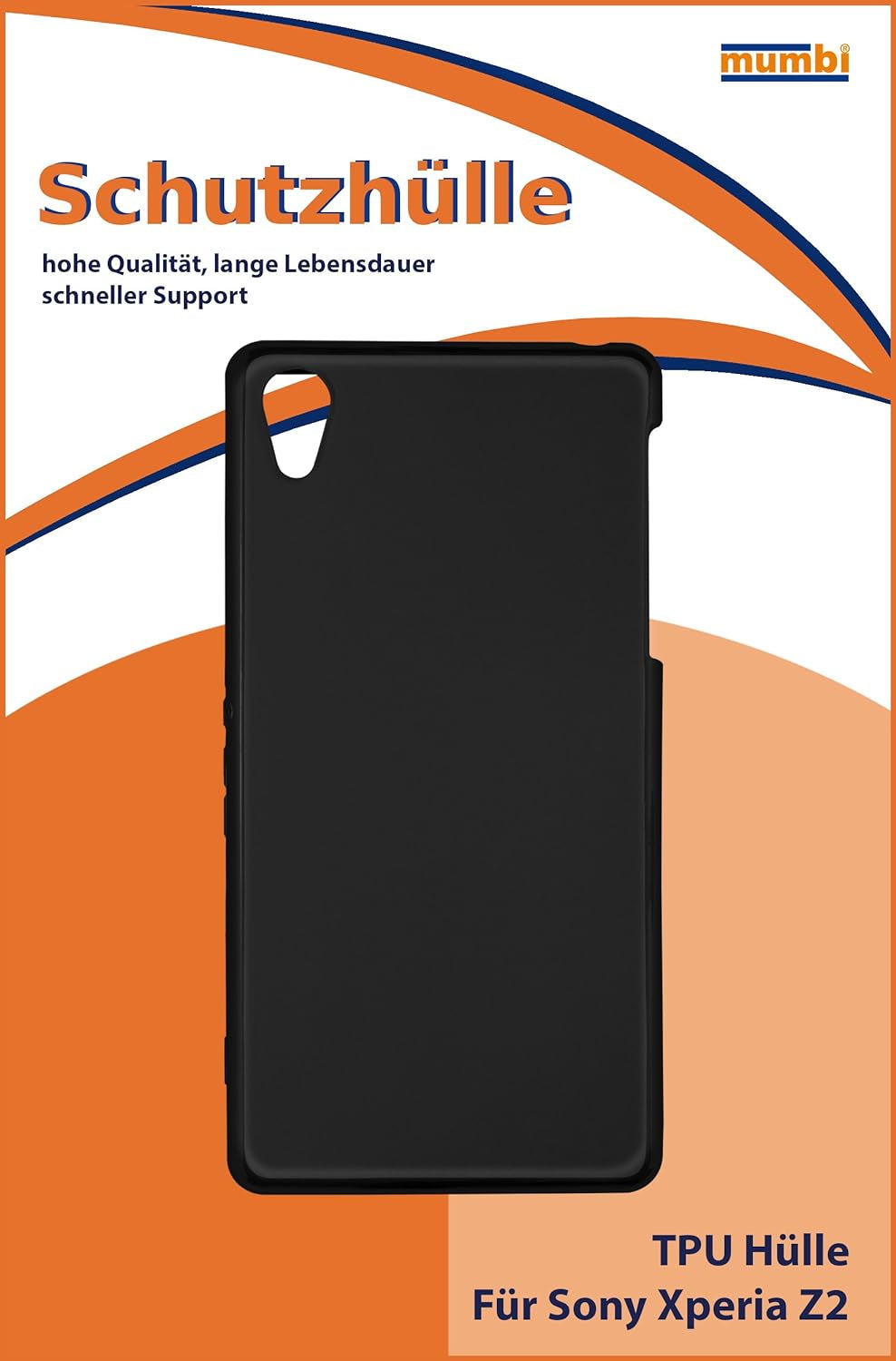 Mumbi Case Compatible with Sony Xperia Z2 Mobile Phone Case Black  Claus GmbH   