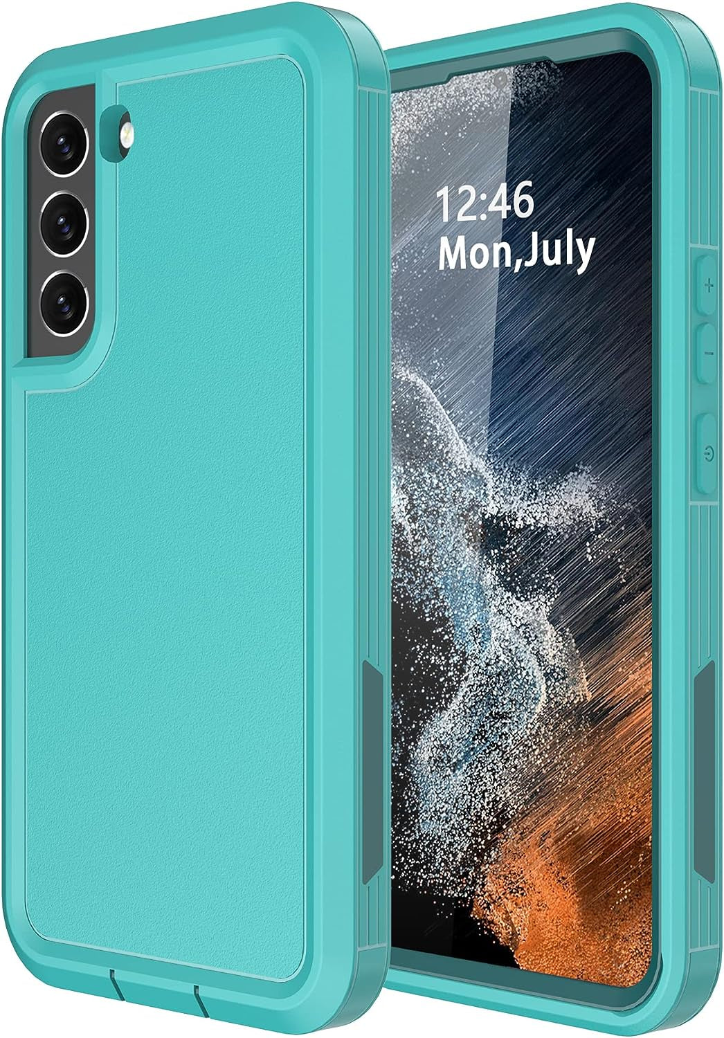 Guirble for Samsung Galaxy S22 plus Case,[Built in Screen Protector][Shockproof][Dropproof] Samsung S22 plus Case,Full-Body Rugged Military Grade Protective for S22 plus 5G Case 6.6 In(Teal)  Guirble   